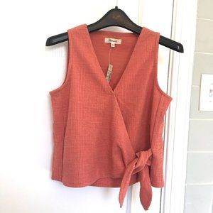 Madewell Wrap-Tie Tank Top XXS all new